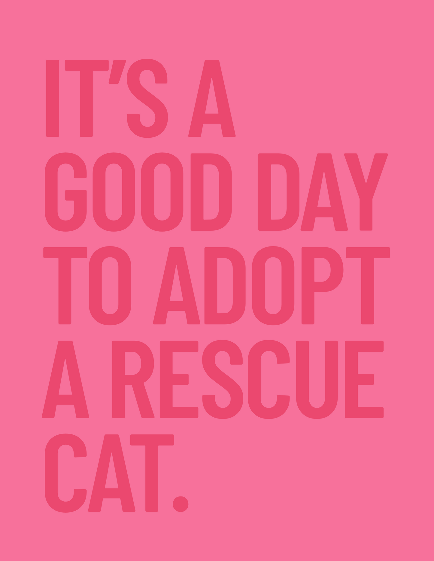 Adopt A Rescue Cat Longsleeve Shirt