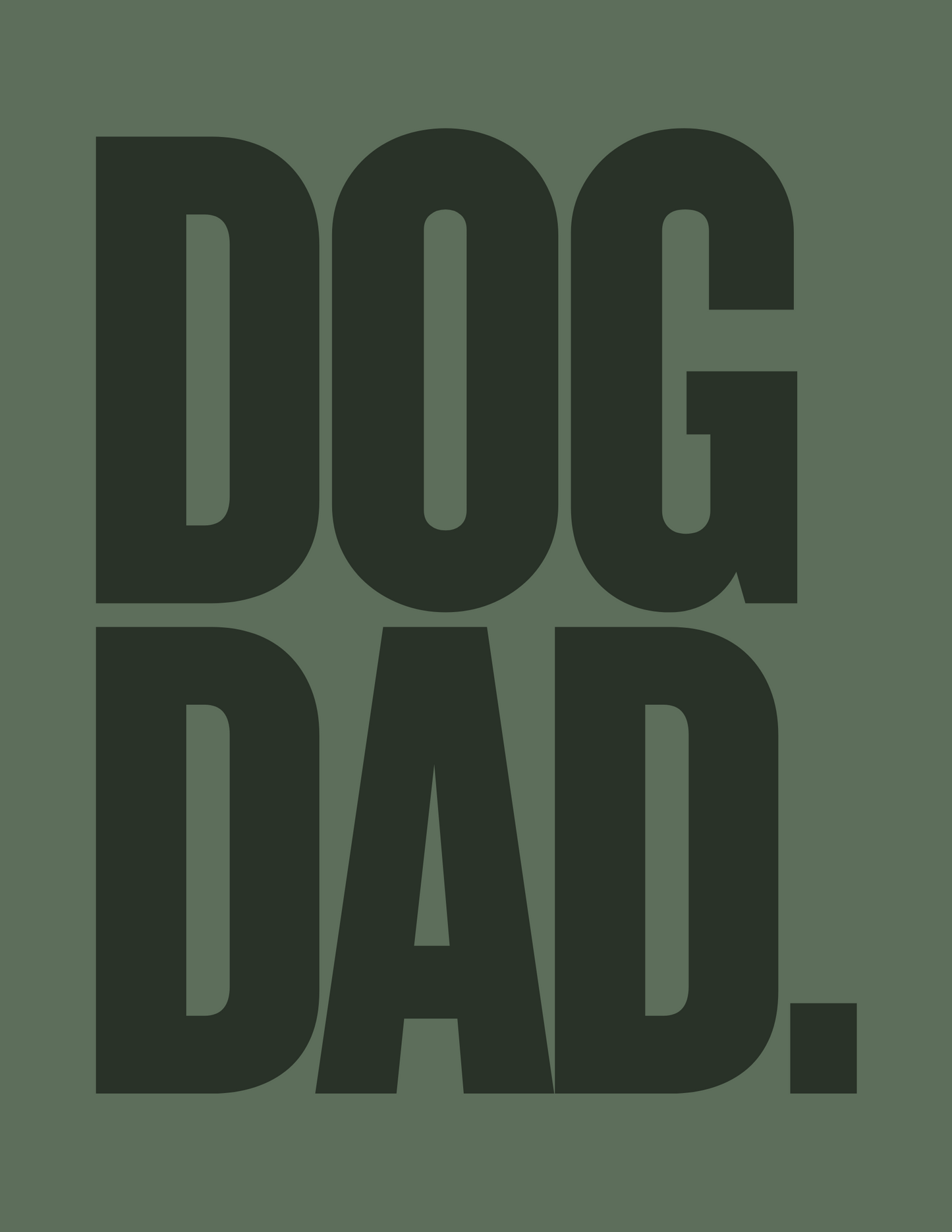 Dog Dad Adult T-shirt
