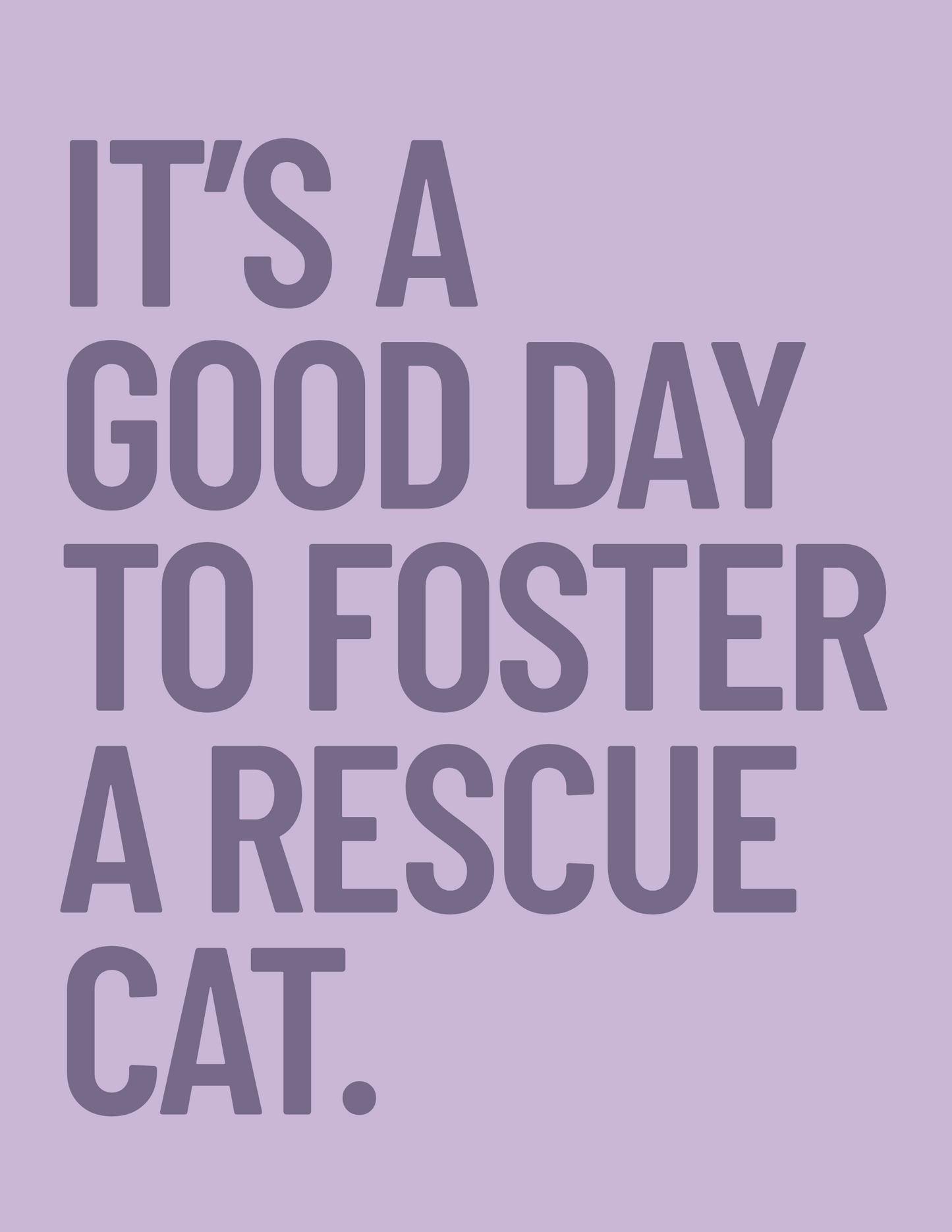Foster A Rescue Cat Longsleeve Shirt