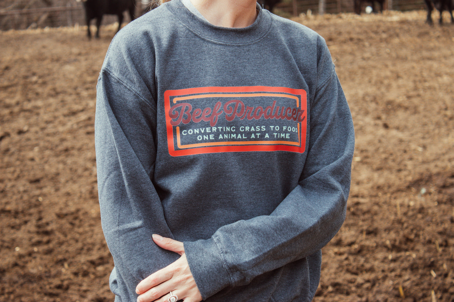 BEEF PRODUCERS // Crewneck Sweatshirt