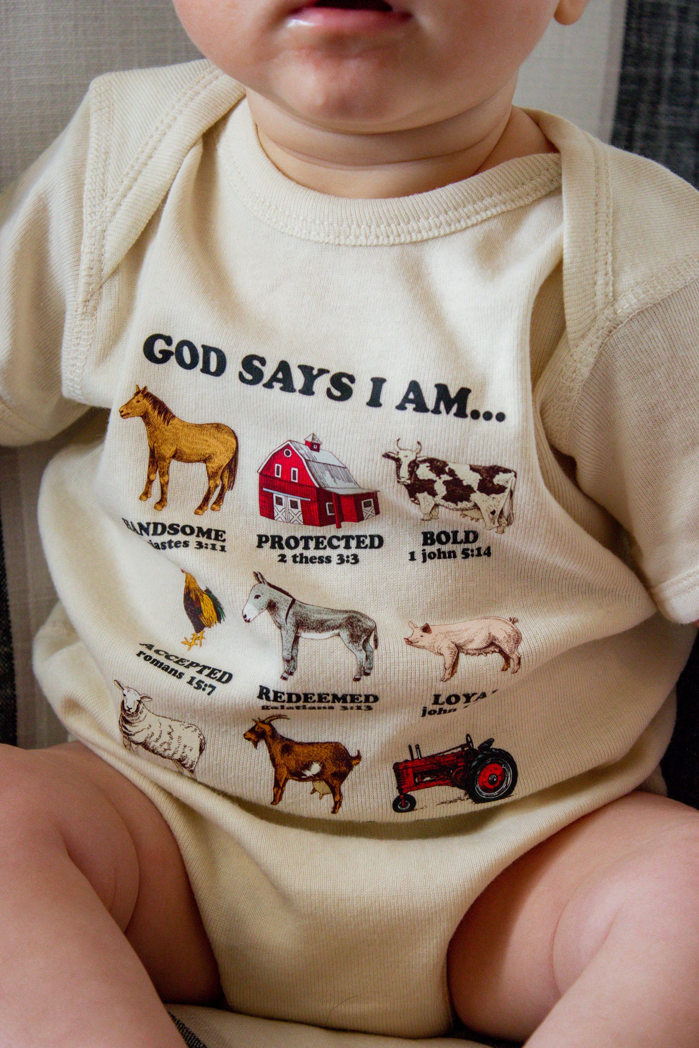 GOD SAYS I AM // Infant Onesie