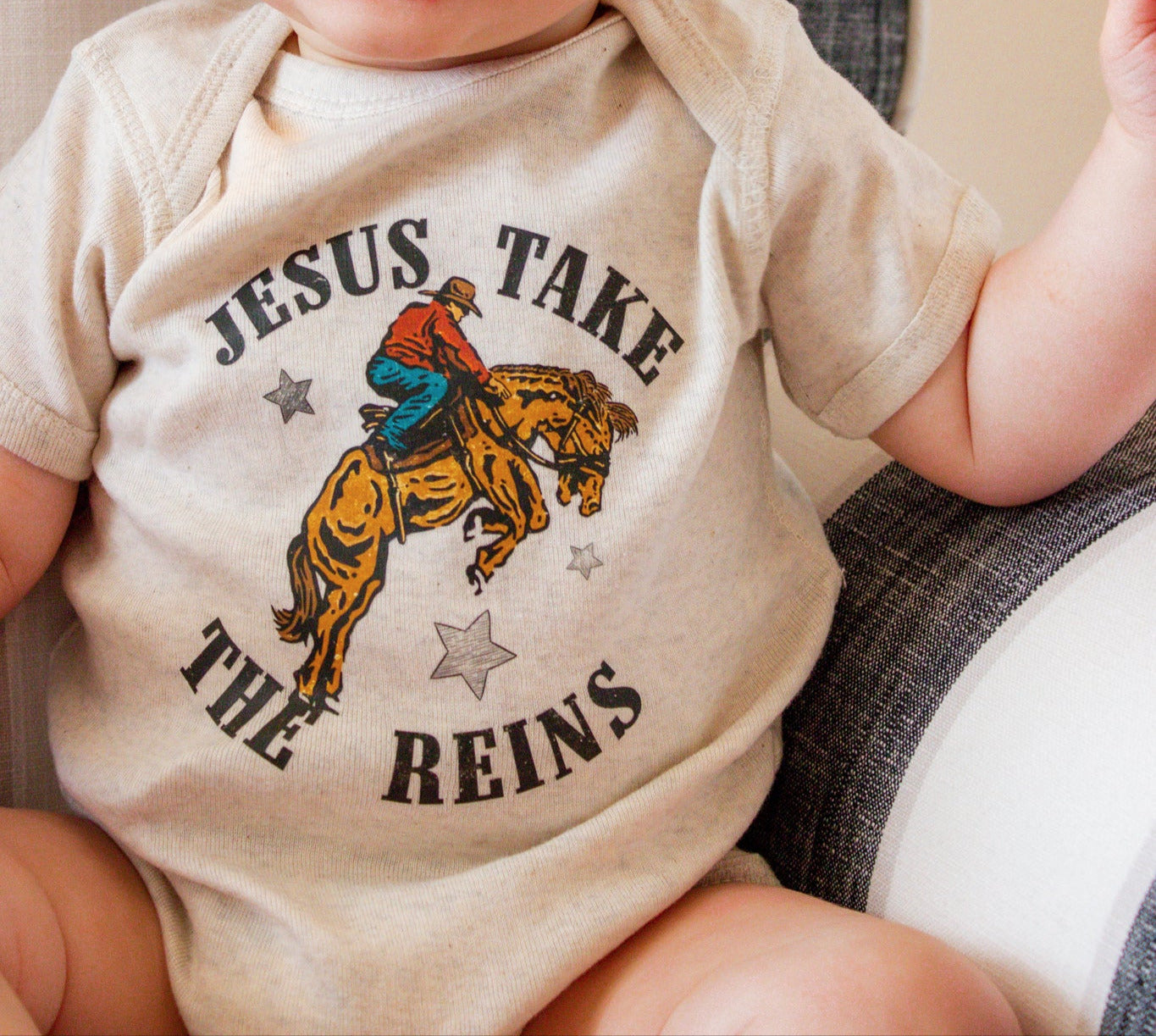 Jesus Take The Reins Infant Onesie