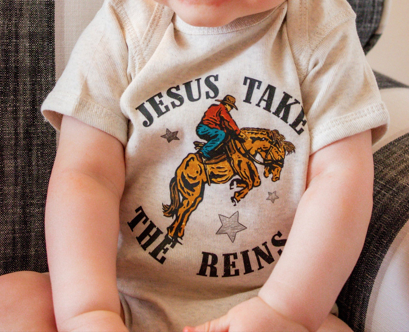 Jesus Take The Reins Infant Onesie