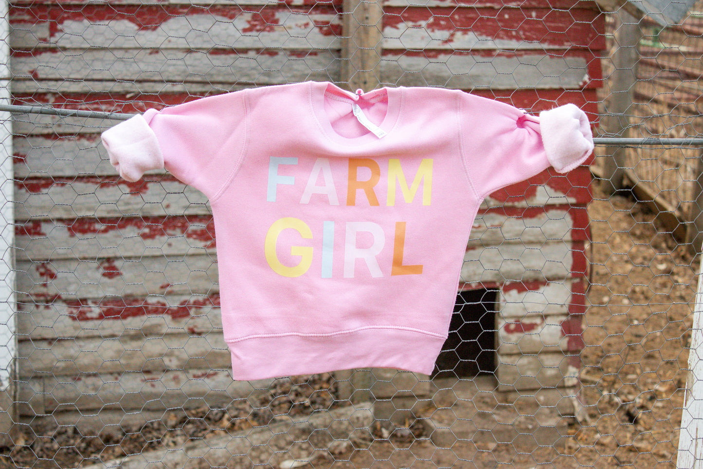 FARM GIRL // Toddler Crewneck