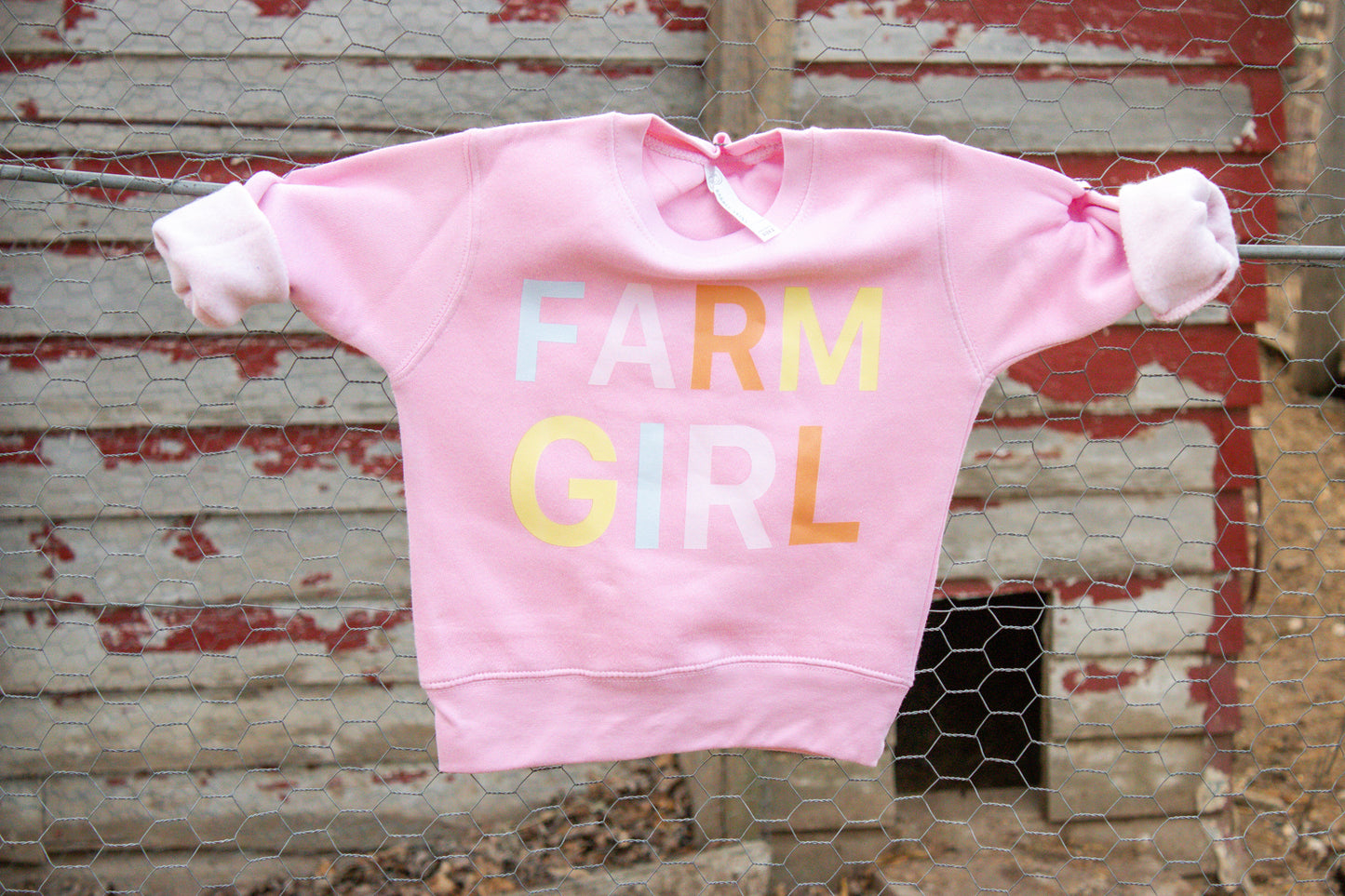 FARM GIRL // Toddler Crewneck