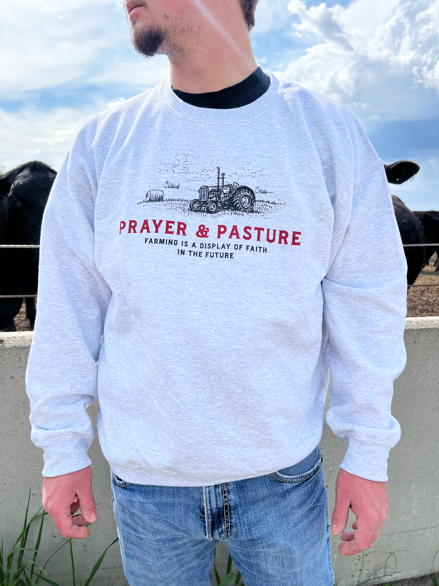 PRAYER & PASTURE // Crewneck Sweatshirt