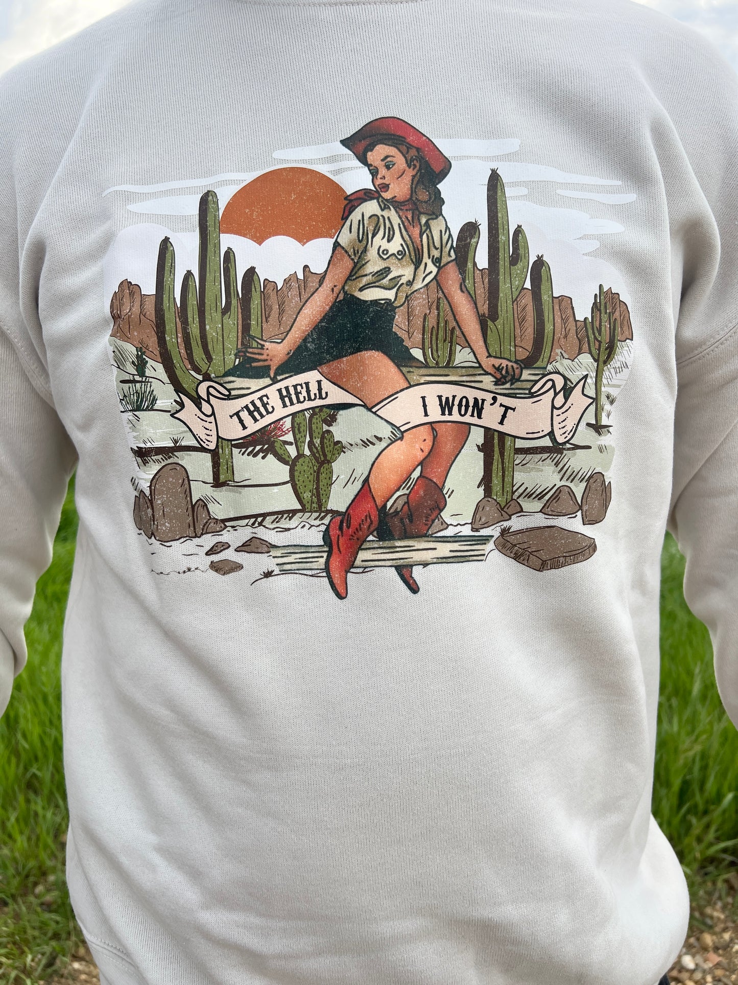 THE HELL I WON'T // Crewneck Sweatshirt