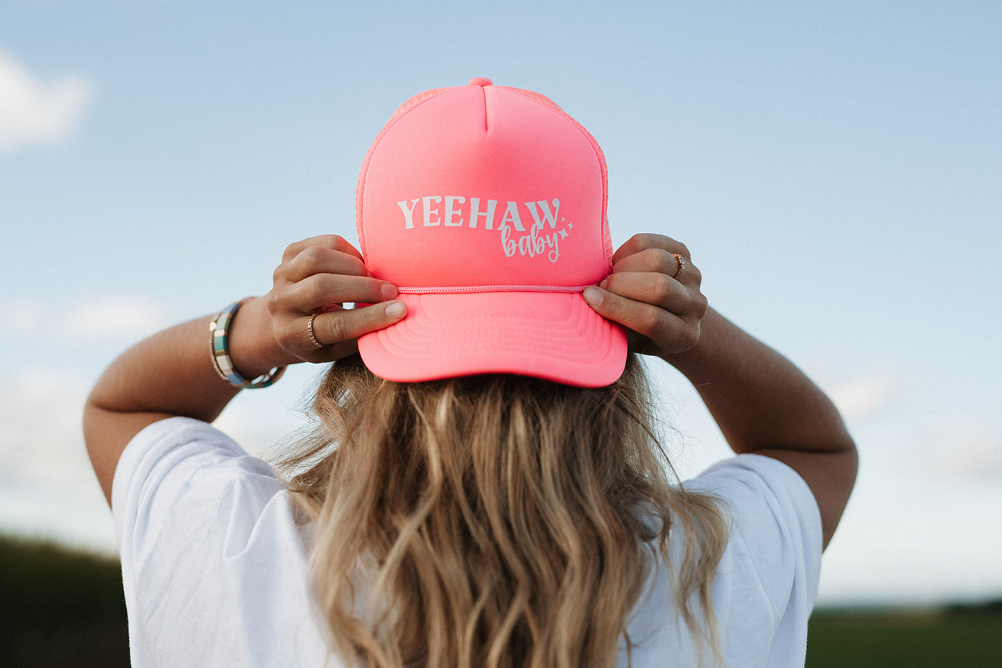 Yeehaw Baby Trucker Cap