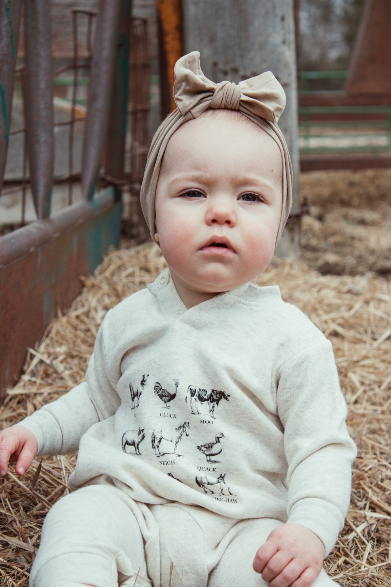 FARM ANIMAL SOUNDS // Infant One-Piece