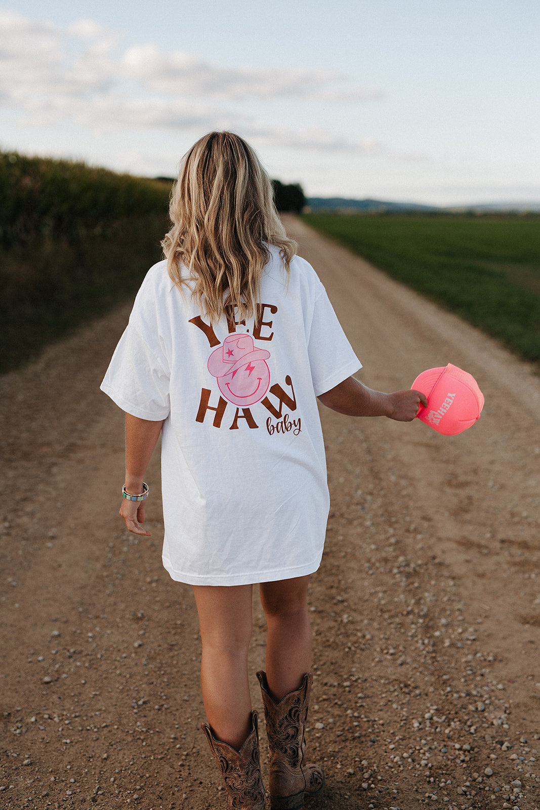 Yeehaw Baby Adult T-shirt
