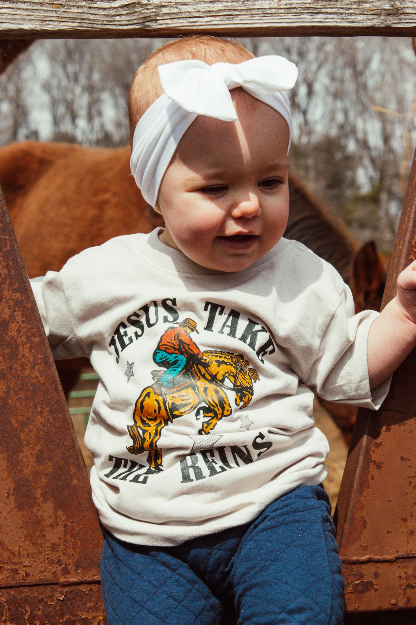 JESUS TAKE THE REINS // Youth T-shirt