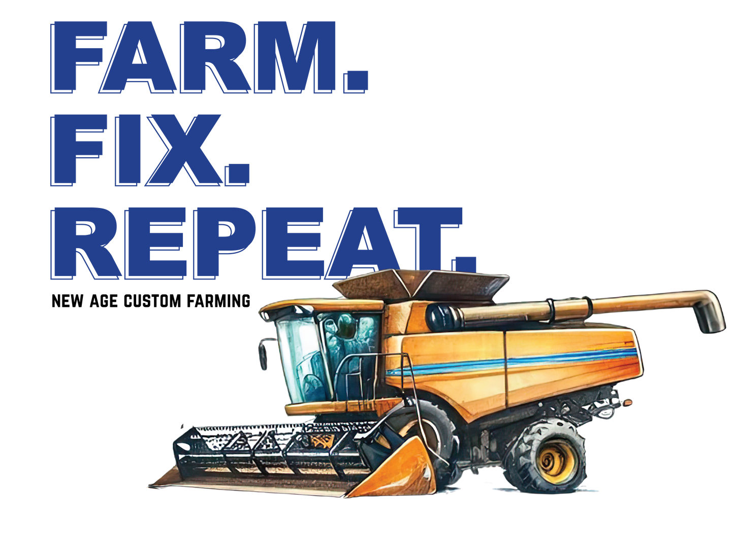 FARM. FIX. REPEAT. // T-shirt