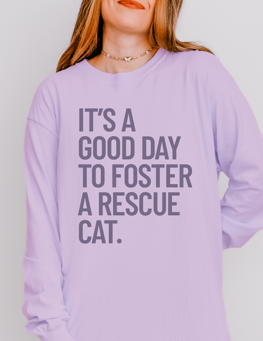 Foster A Rescue Cat Longsleeve Shirt