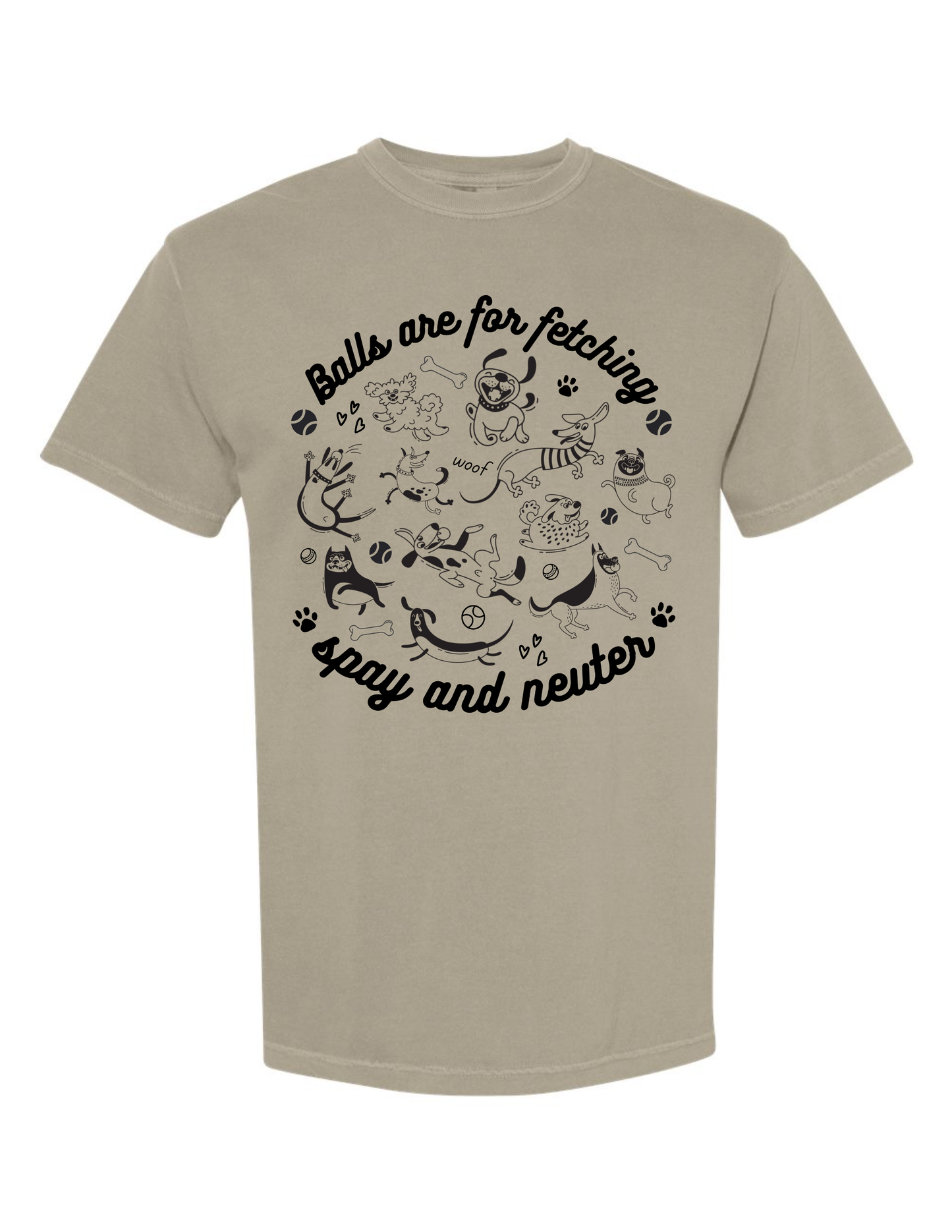 Balls Are For Fetching Adult T-shirt