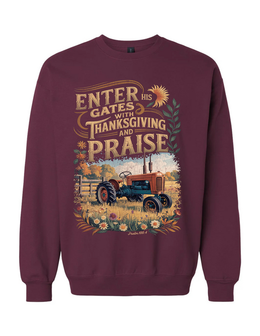 Enter His Gates Crewneck