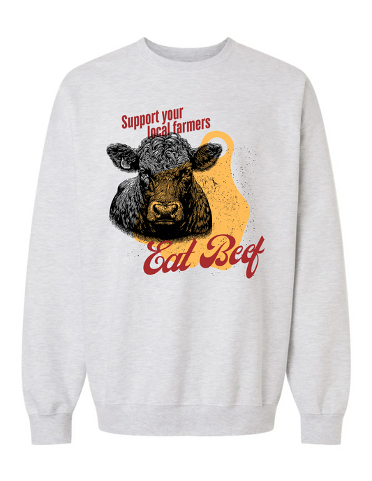 Eat Beef Crewneck