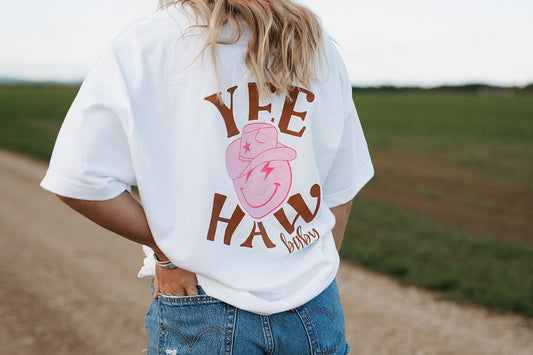 Yeehaw Baby Adult T-shirt