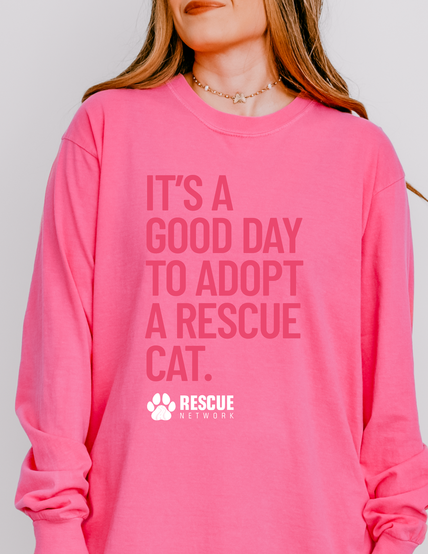 Adopt A Rescue Cat Longsleeve Shirt